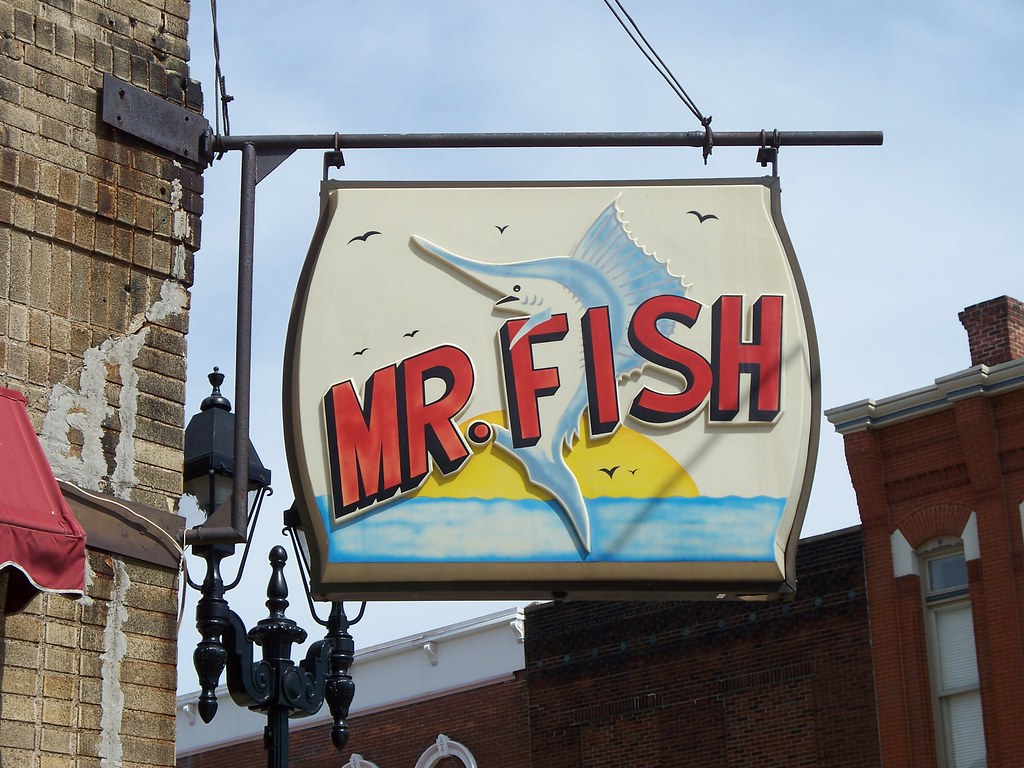 OH Cadiz Mr Fish Colorful sign for Mr. Fish in downtown … Flickr