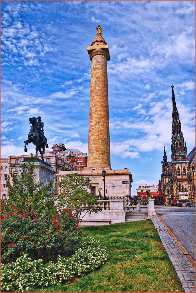 Washington Monument Mount Vernon Square Park Baltimore … Flickr
