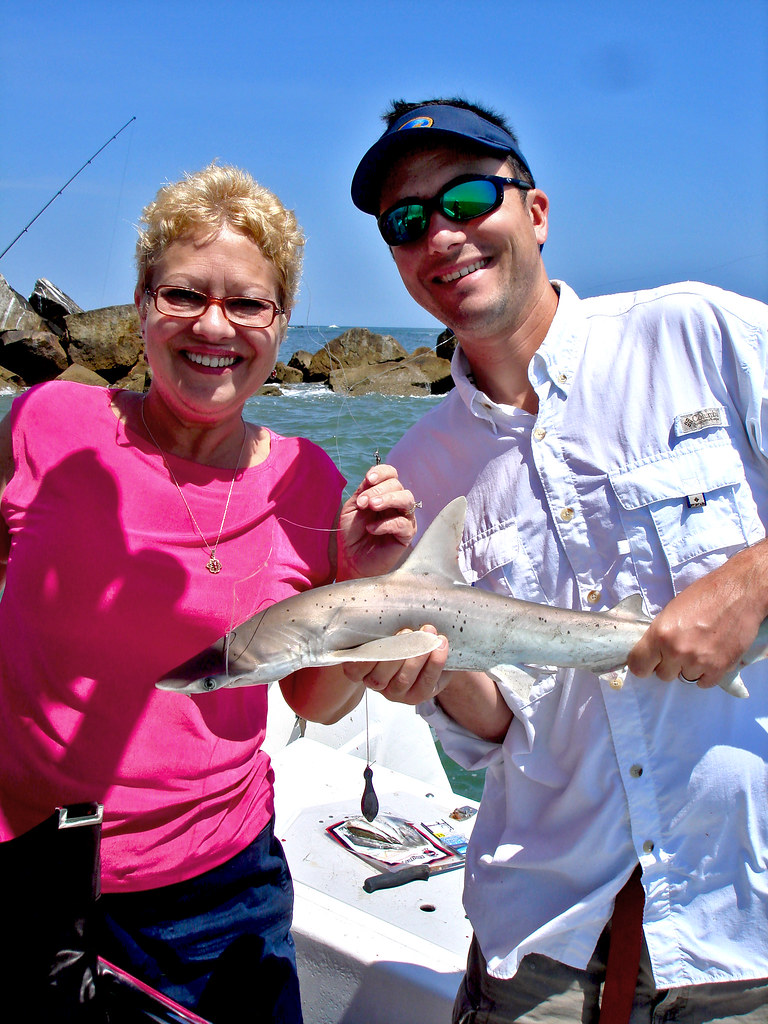 I Caught a Shark Deep sea fishing in Jacksonville Florida Cheryl