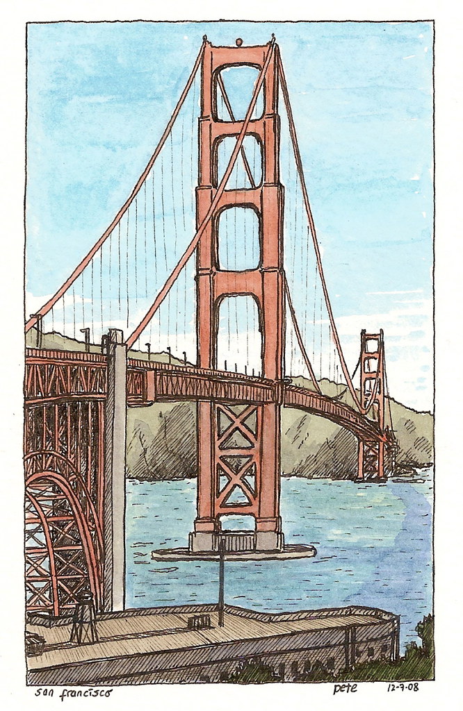 the golden gate bridge also drawn as a present, won't say … Flickr