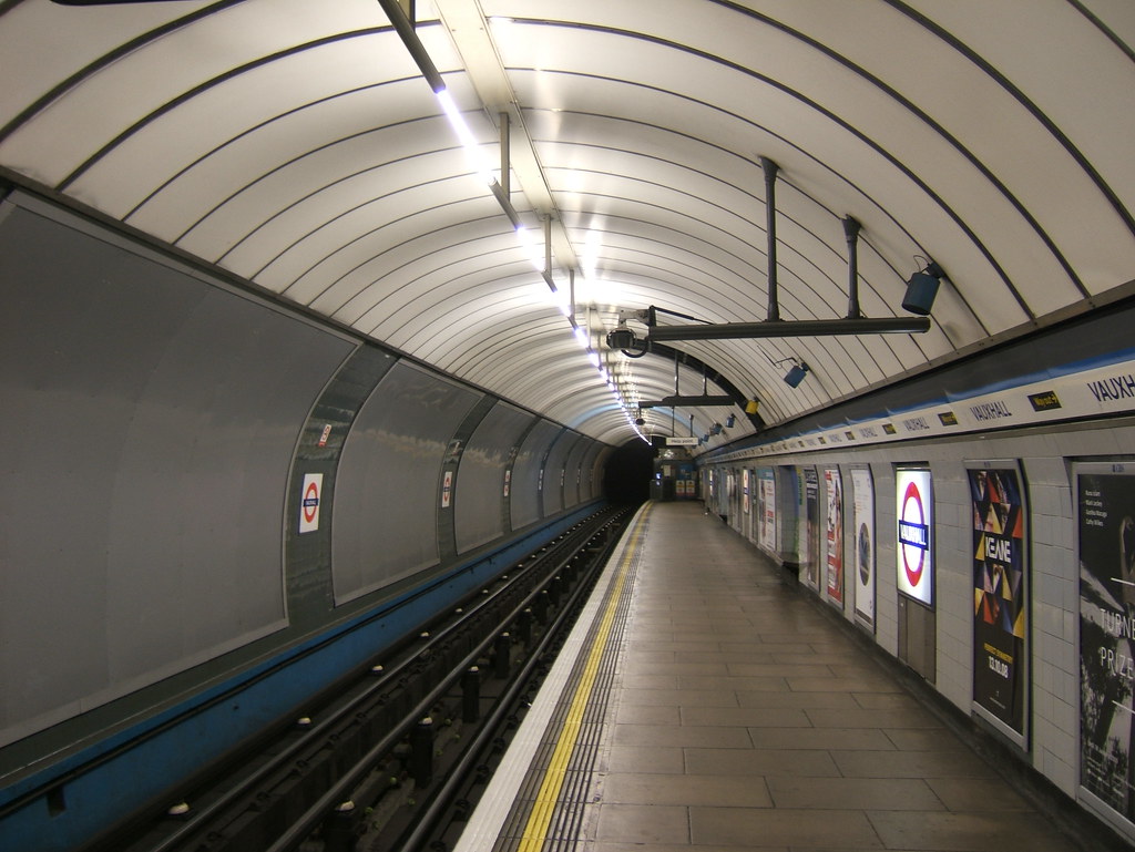 Vauxhall Tube Station, London My first tube ride... down t… Flickr