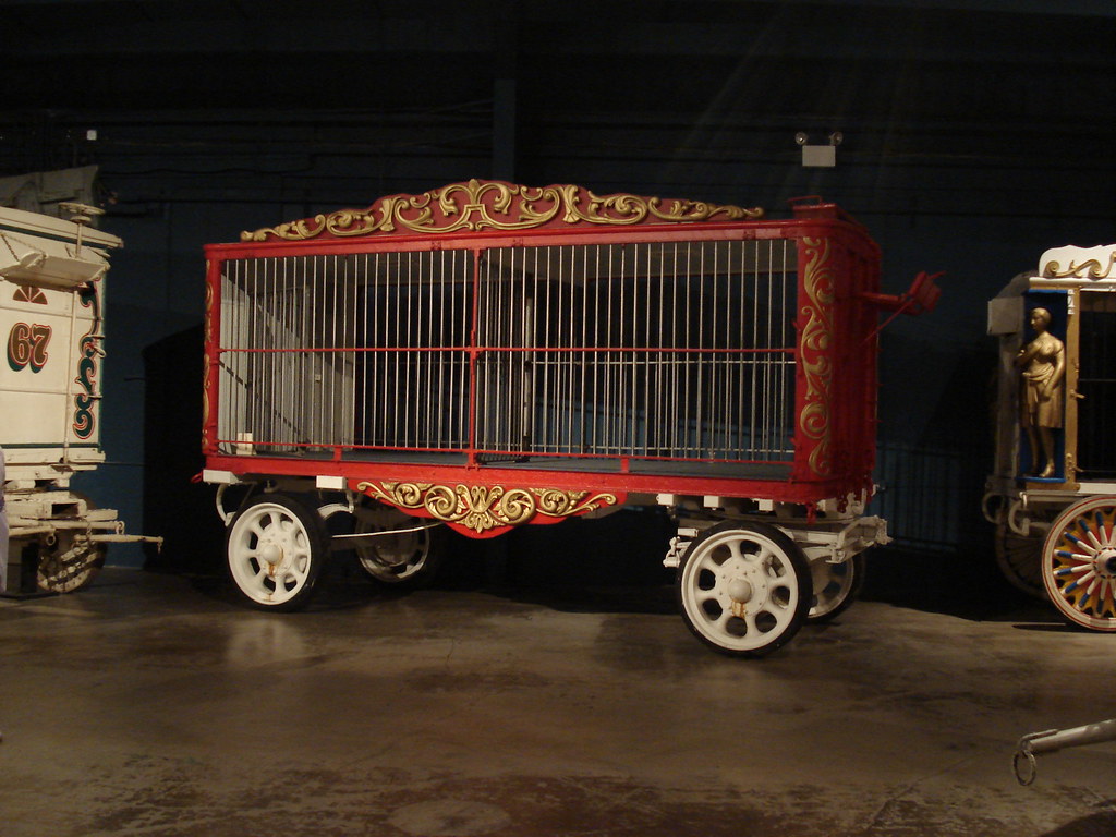 Red Circus Wagon Cage valleyviolet Flickr