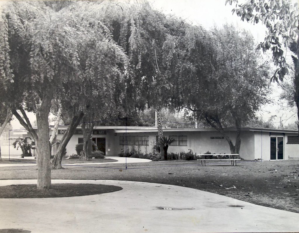 Downey, California Downey Museum of Art before remodel. The Downey