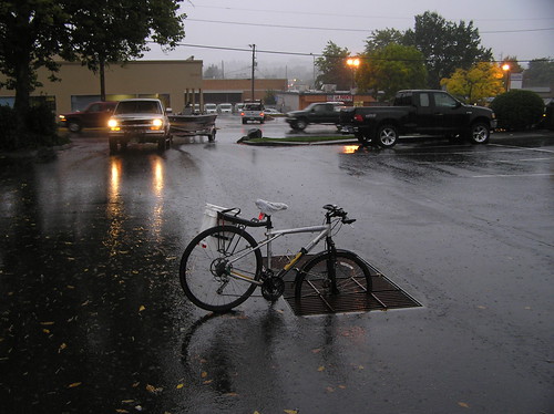 Bike Eating Storm Drain in Tigard... More than just rain d
