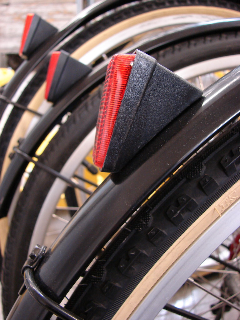 Three Bike Lights on Rear Fender Sam Shillinglaw Flickr