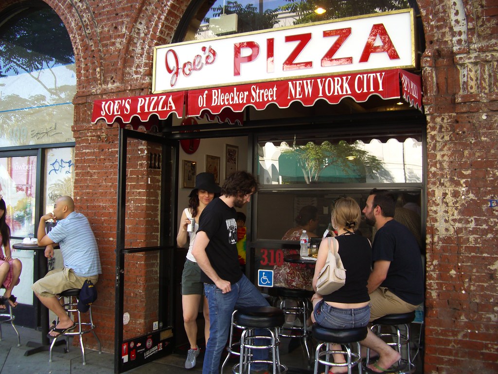 Joe's Pizza of Bleecker Street Santa Monica, CA Rob Flickr