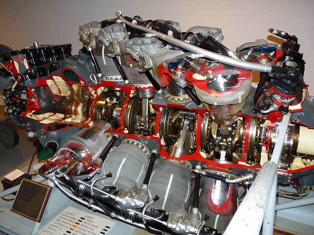 Pratt & Whitney "Corn Cob" engine | Craig Howell | Flickr