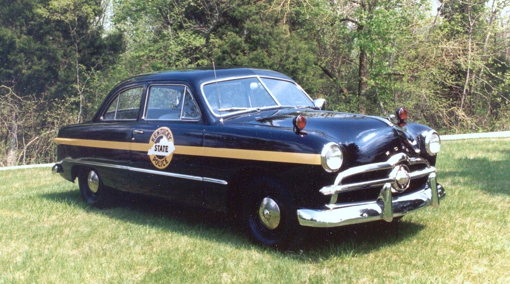 Vintage Cop Pictures 1949 Ford Kentucky State Police Cruis