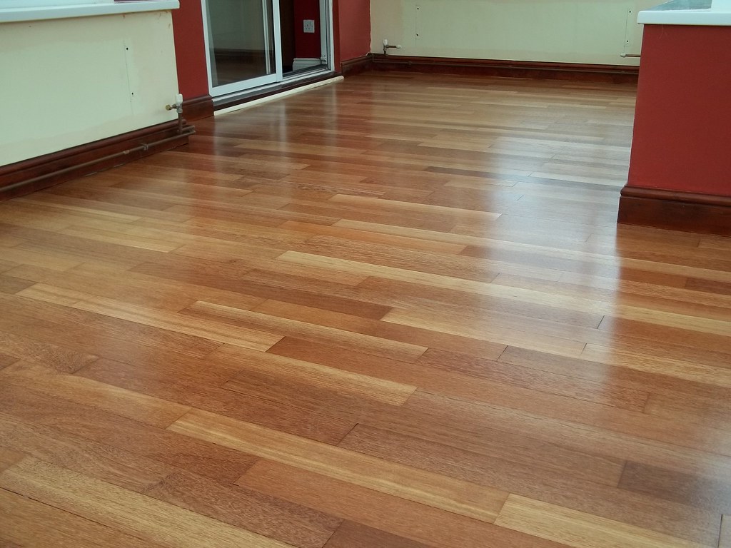 Merbau hardwood strip floor, fully sanded and sealed Flickr