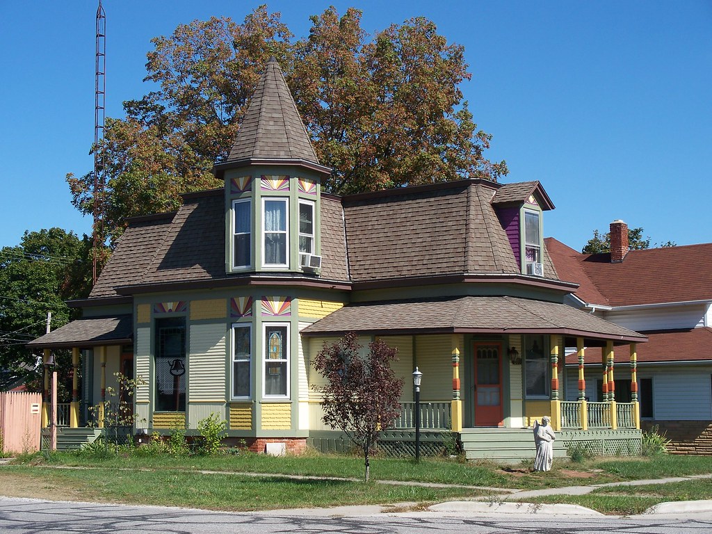 OH Edgerton House 2 Ornate house in Edgerton, Ohio. Flickr