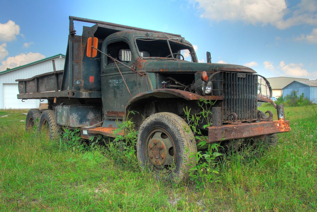 U.S. Army Truck circa WW2 My son and I found this retired … Flickr