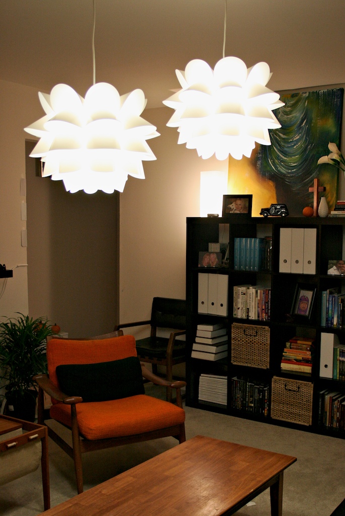 New Ikea Lights Finally hung our 2 Ikea KNAPPA lights in o… Flickr