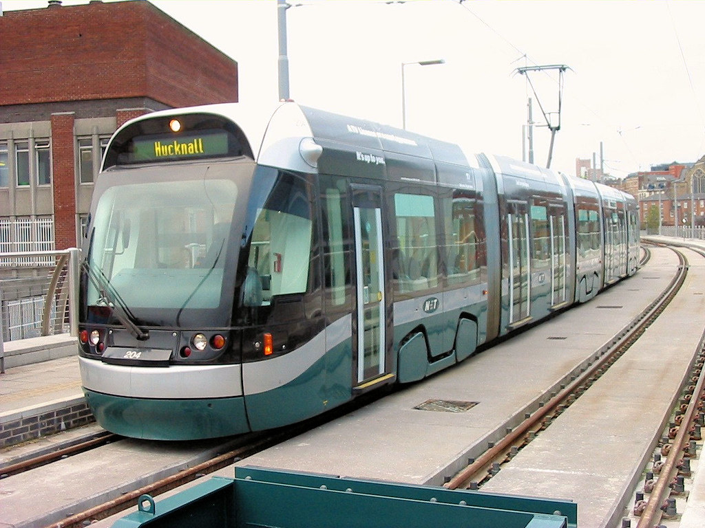 NET Tram 204 at Nottingham Nottingham Express Transit tram… Flickr