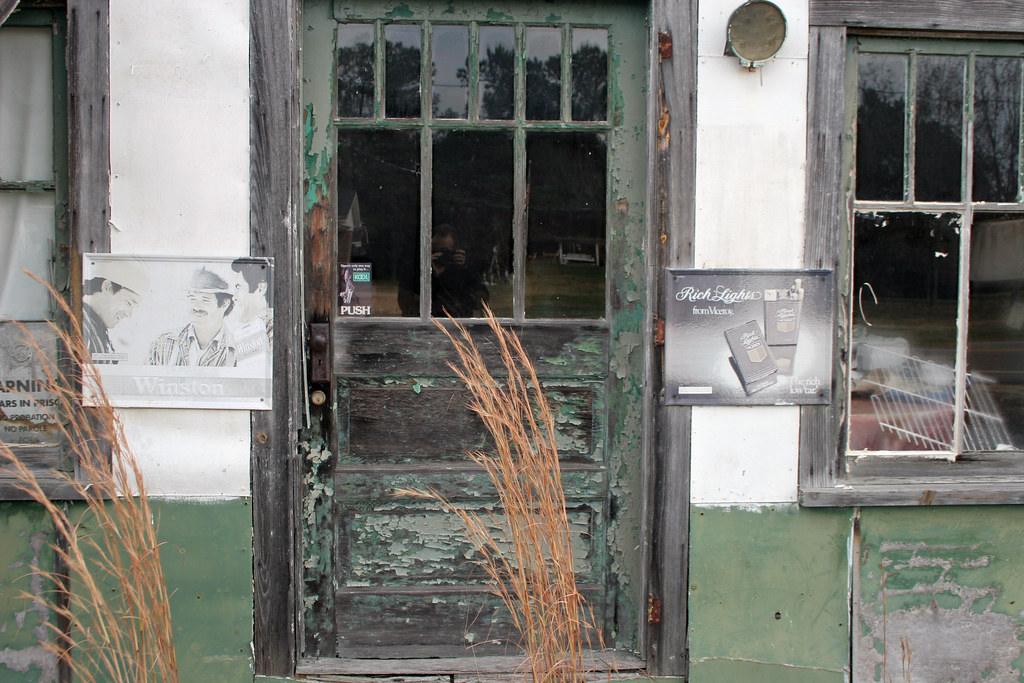 Close up old store south of Dunn, NC Jake Slagle Flickr