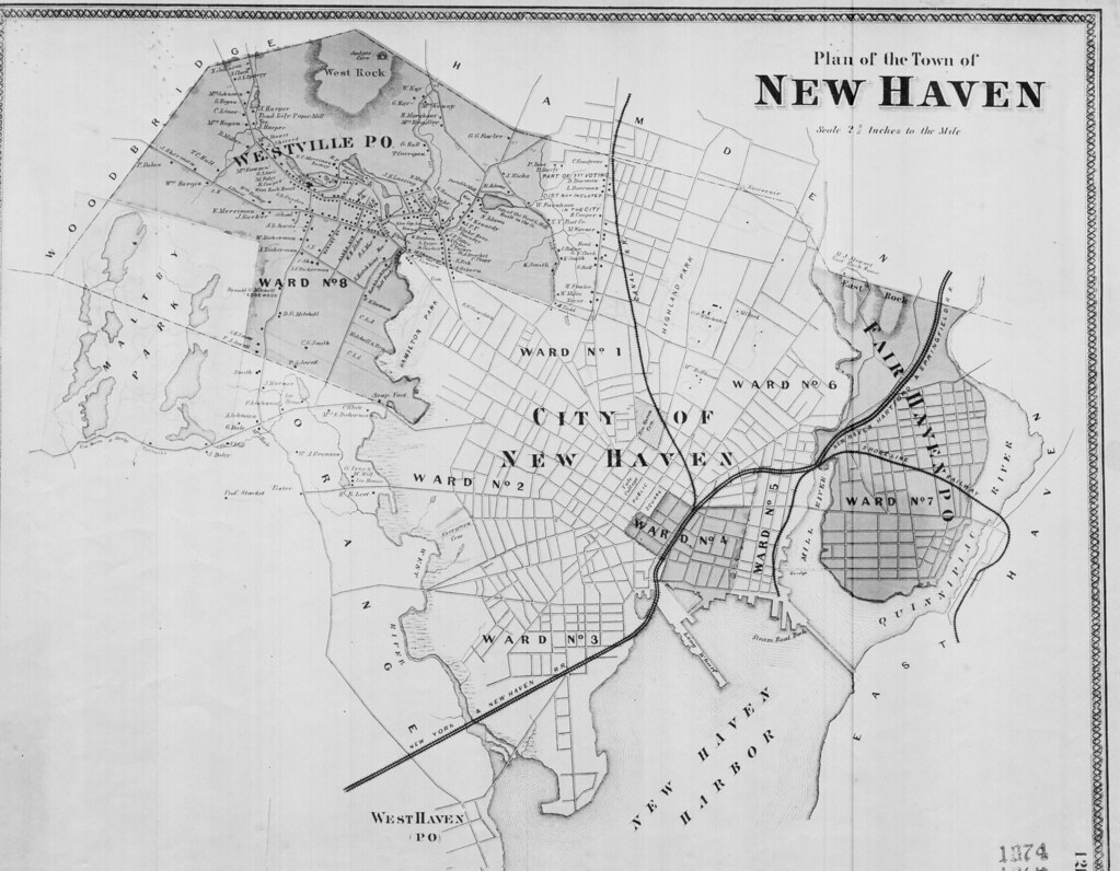 Plan of the Town of New Haven. (Petersen Collection) Flickr