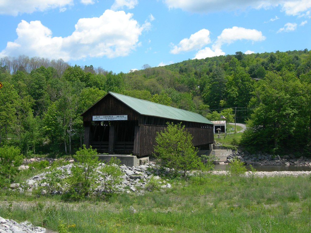 Blenheim Covered Bridge Blenheim, New York Historic Marker… Flickr