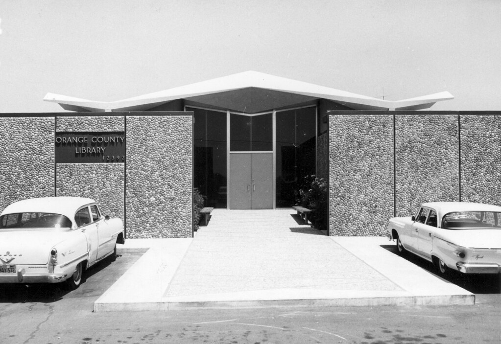 Orange County Library Headquarters, 1960s There are no kno… Flickr