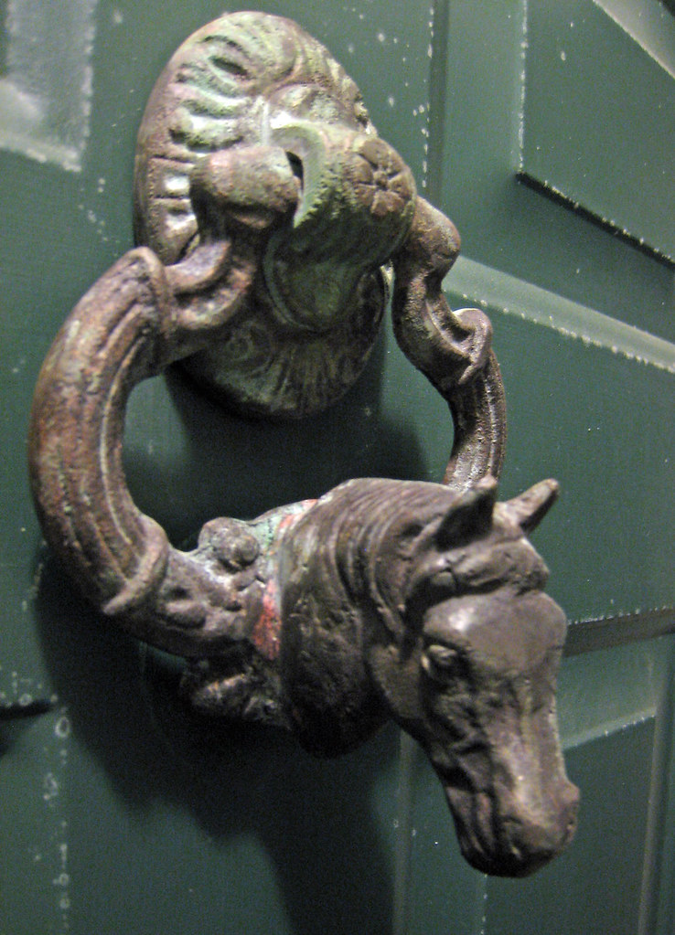 Vintage door knocker from ebay j9 Flickr
