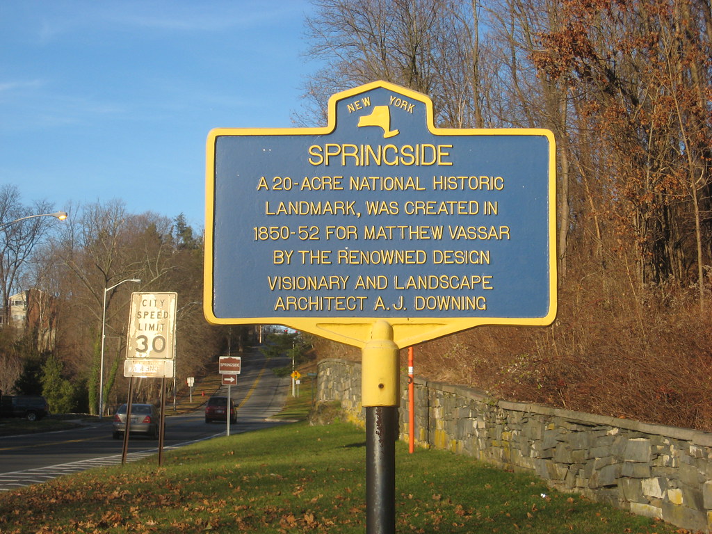 Springside Historic Marker Poughkeepsie, New York Andrew J… Flickr