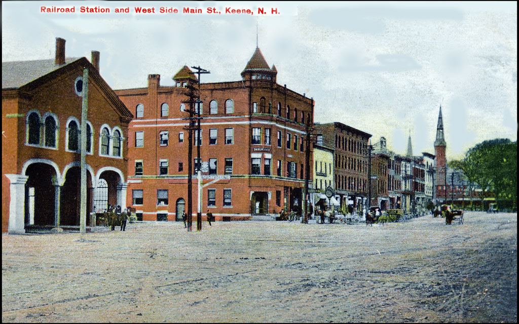 Main Street, West Side, Keene NH around 1905 TITLE Main St… Flickr
