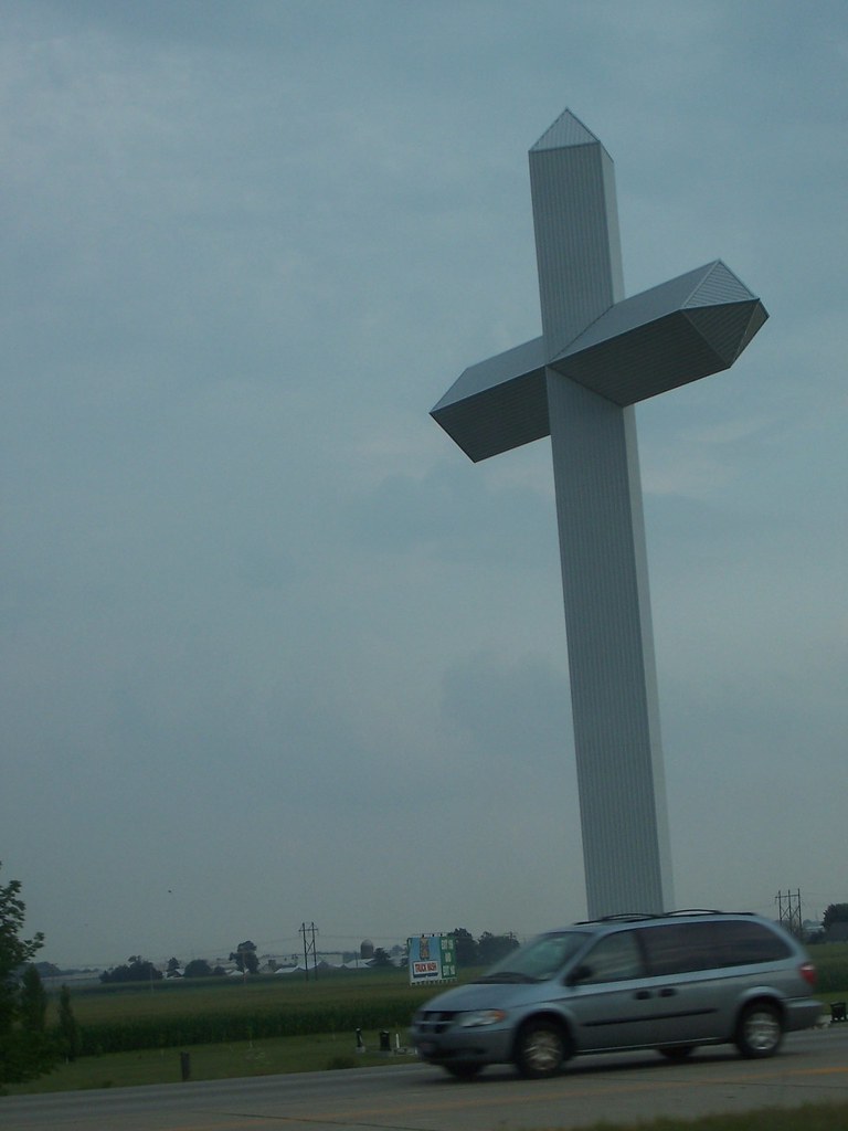 jesus! not the biggest cross in the states. this was in Mi… Flickr