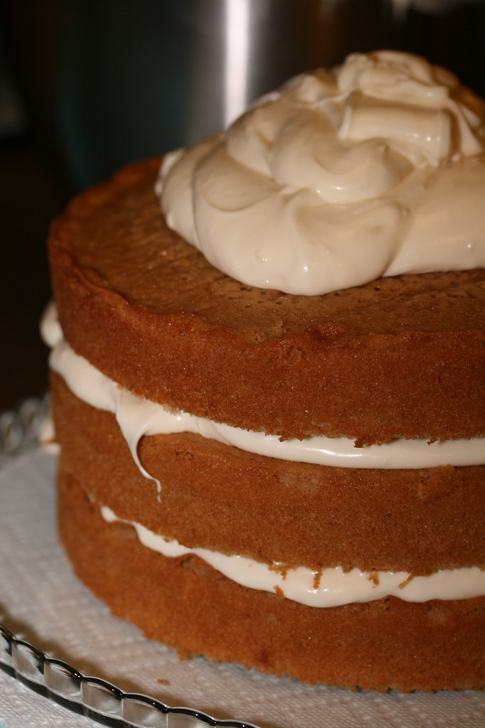 Chai Cake with HoneyGinger Cream (Sky High Cakes) Flickr