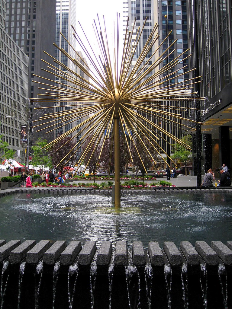 Dandelion Fountain AllianceBernstein Building, 1345 Avenue… Flickr
