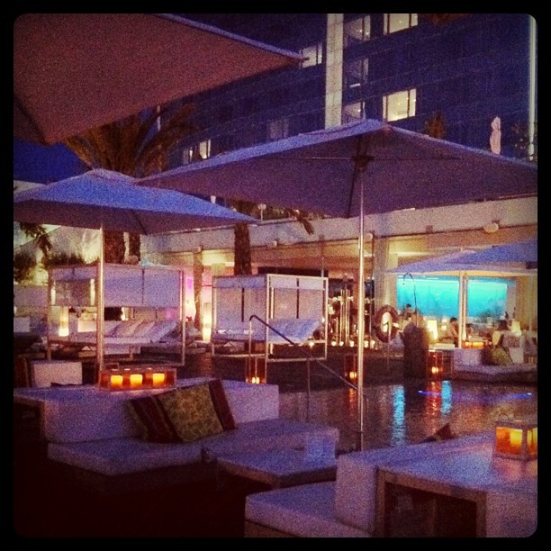 Pool bar at night Justene Flickr