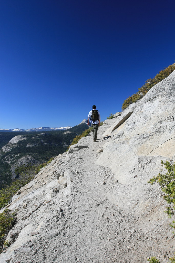Hiking up Half Dome Hiking up Half Dome, Yosemite National… Flickr