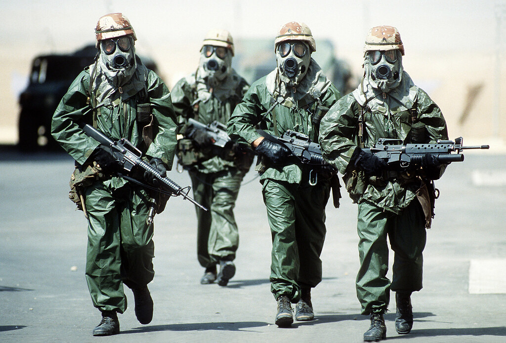 Operation Desert Storm Four soldiers from the 82nd Airborn… Flickr