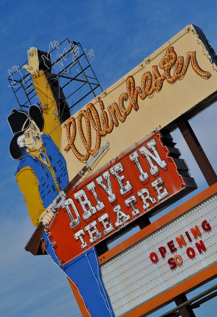 The Winchester There are three drivein theaters remaining… Flickr