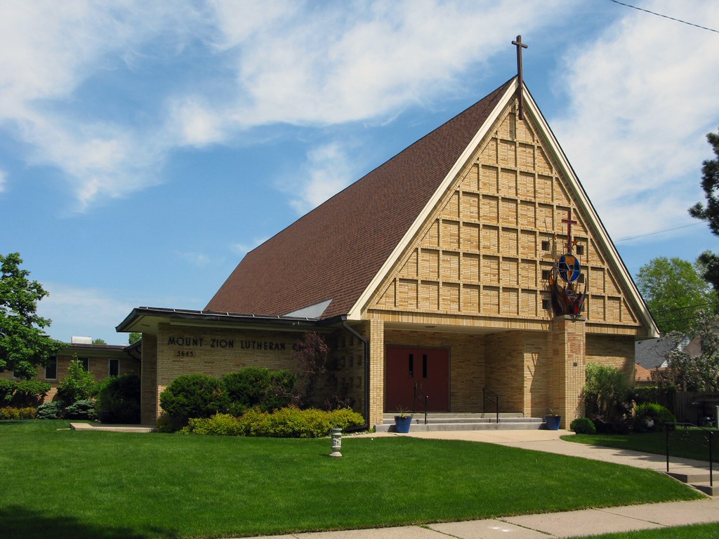 Mt. Zion Lutheran Church Designed by Minneapolis firm Arms… Flickr