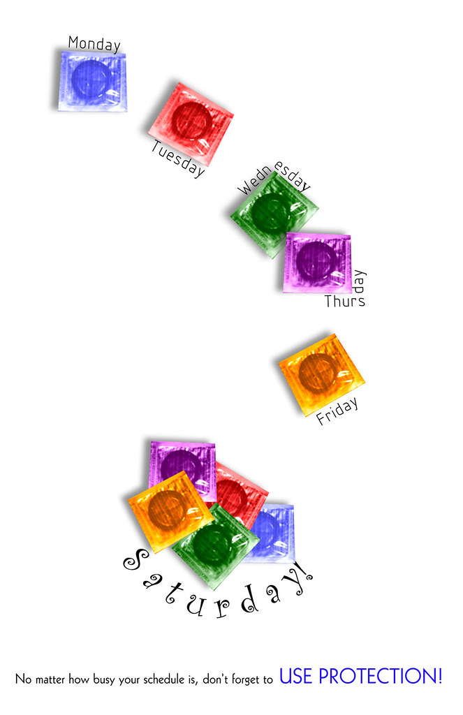 Safe Sex Ad It was for an assignment for school. Sara Hunt Flickr