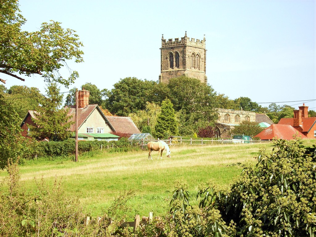 Lockington Traditional view of the village church country lover