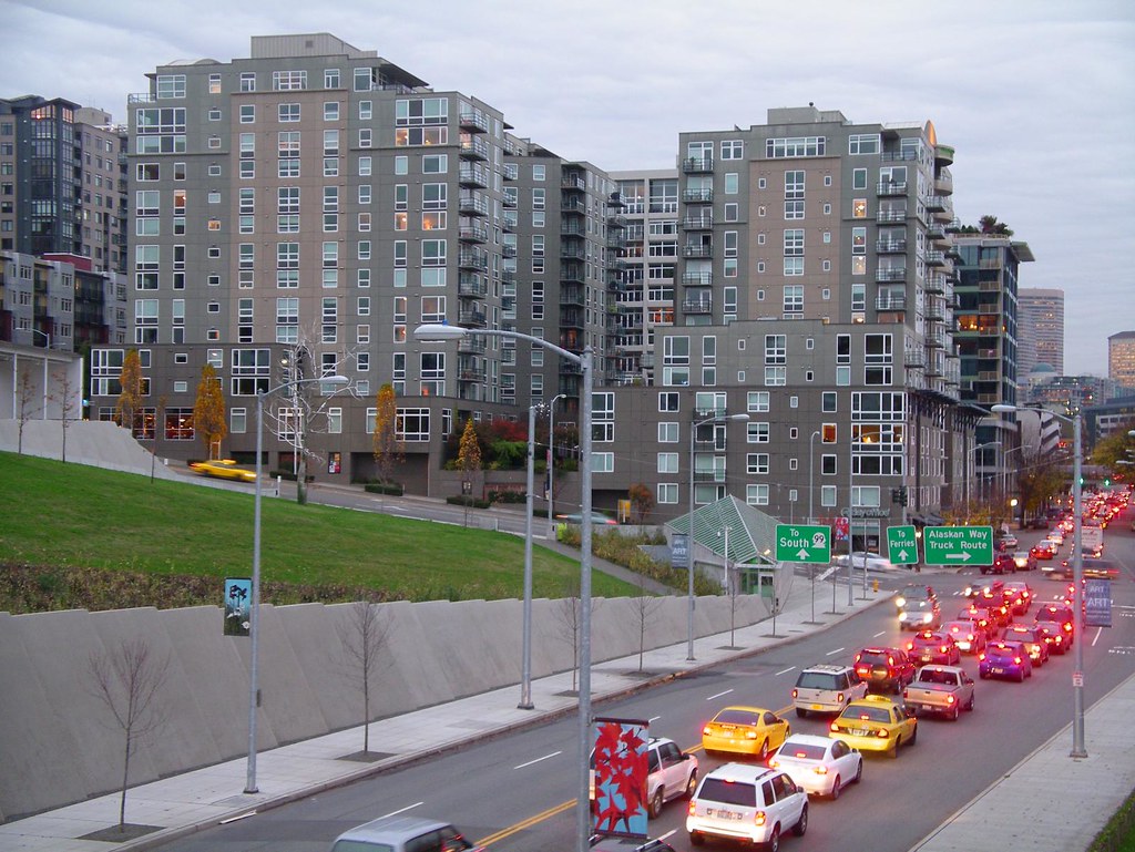 Elliott Avenue at Broad Street, Seattle Matthew Rutledge Flickr