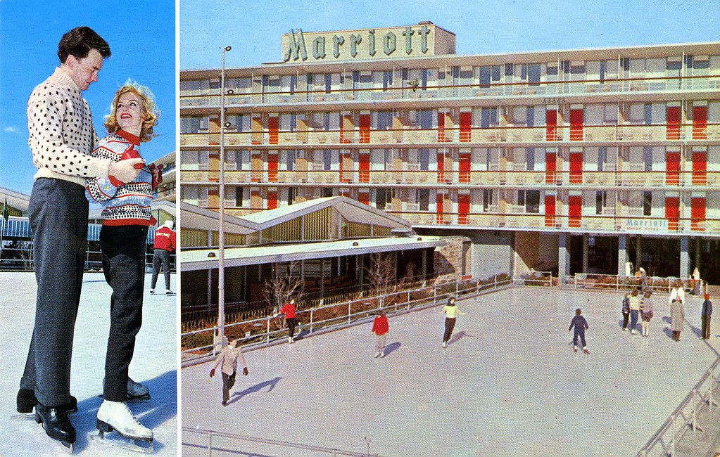 Marriott Motor Hotel ice rink Arlington VA Twin Bridges on… Flickr
