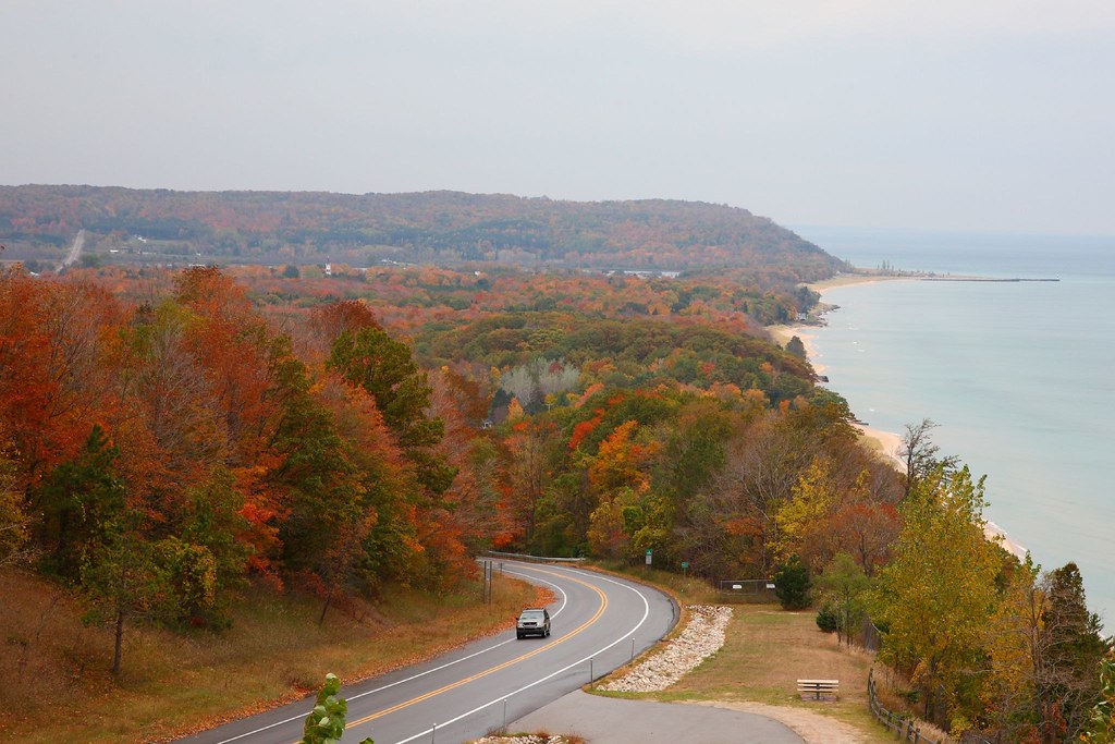 Elevation of Onekama Township, MI, USA Topographic Map Altitude Map