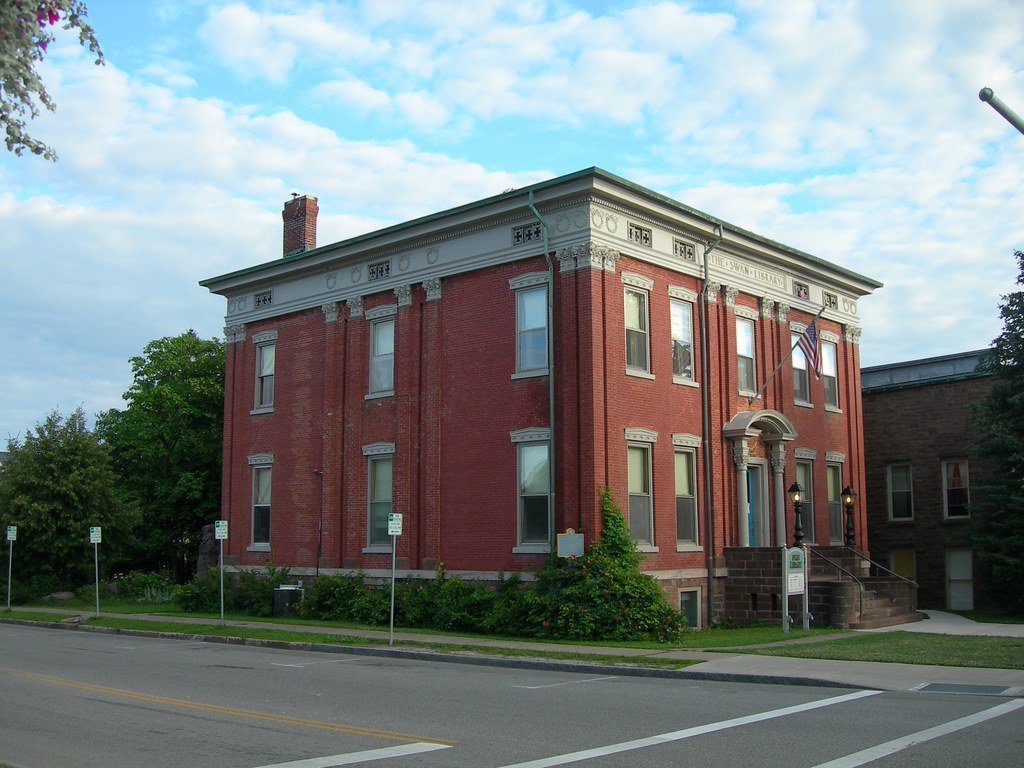 Swan Library Albion, New York An 1851 mansion renovated in… Flickr