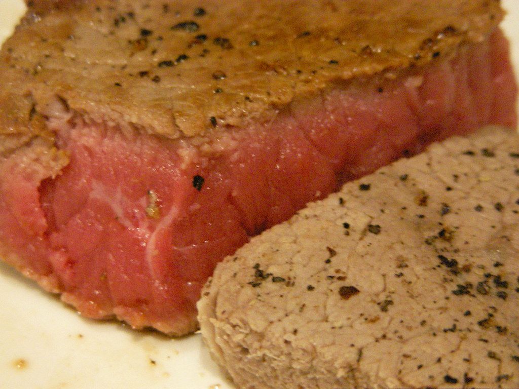 Rare vs well done steak Ian Forrester Flickr