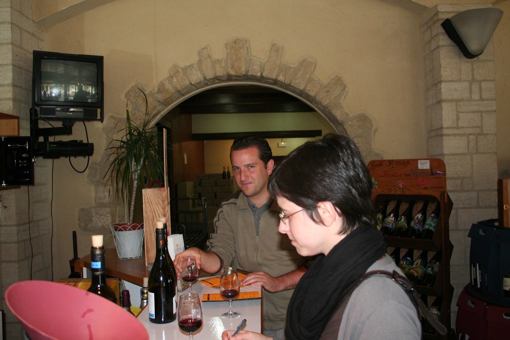 Wine tasting The wine you spit out is bottled in new bottl… Steven