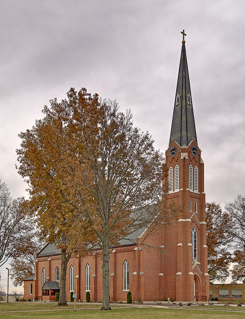 Saint Cecilia Roman Catholic Church, in Bartelso, Illinois… Flickr