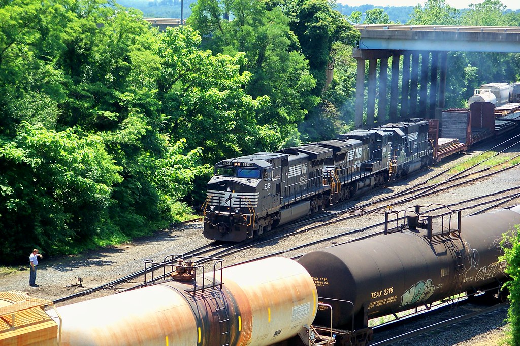 NS Enola yard, Pennsylvania engine 9349 in Enola yard. Flickr