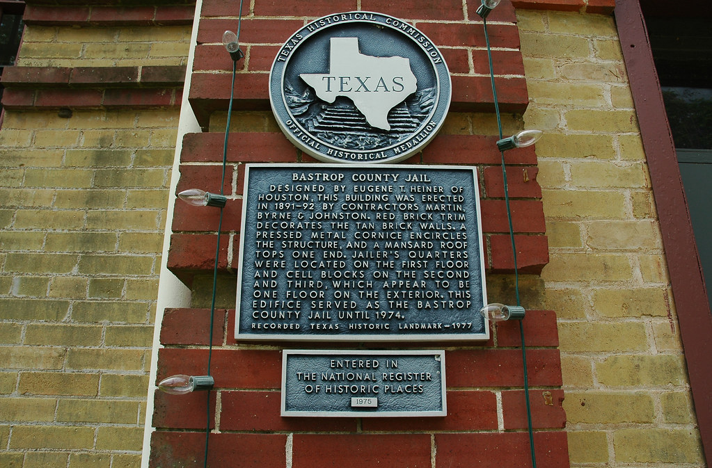 Bastrop County Jail The historical marker placed on the ol… Flickr