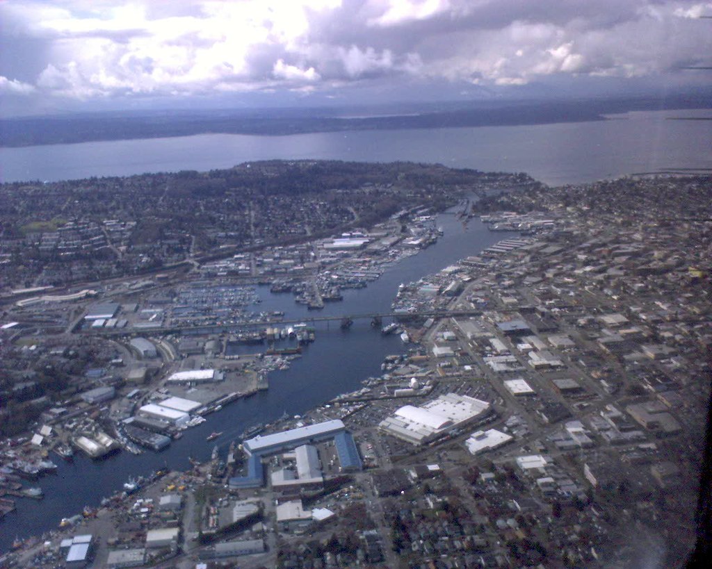 Ship Canal from 1,700 feet thatguyeric Flickr