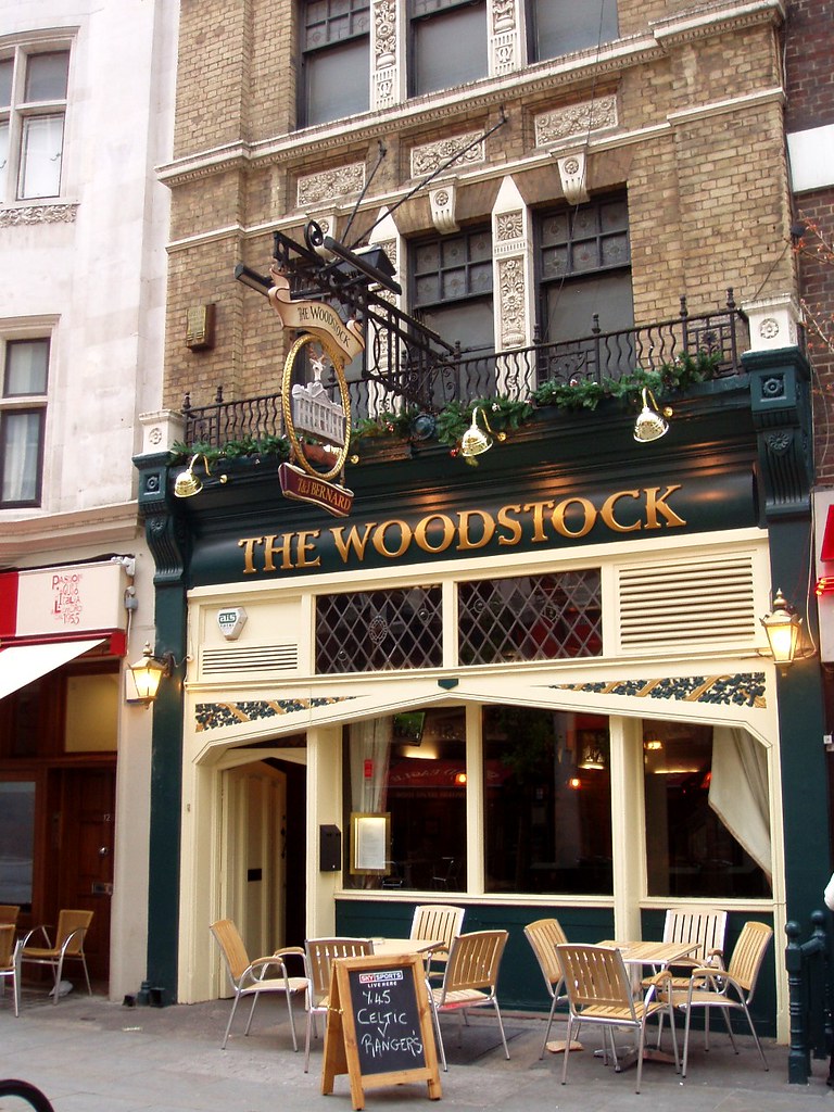 Woodstock, Mayfair, W1 Pub just off Oxford Street. There's… Flickr