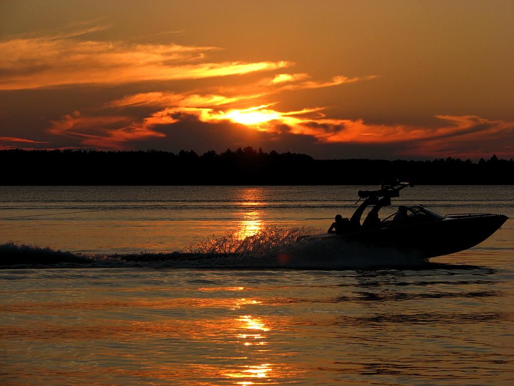 Sunset Lower Hay Lake John Fladung Flickr