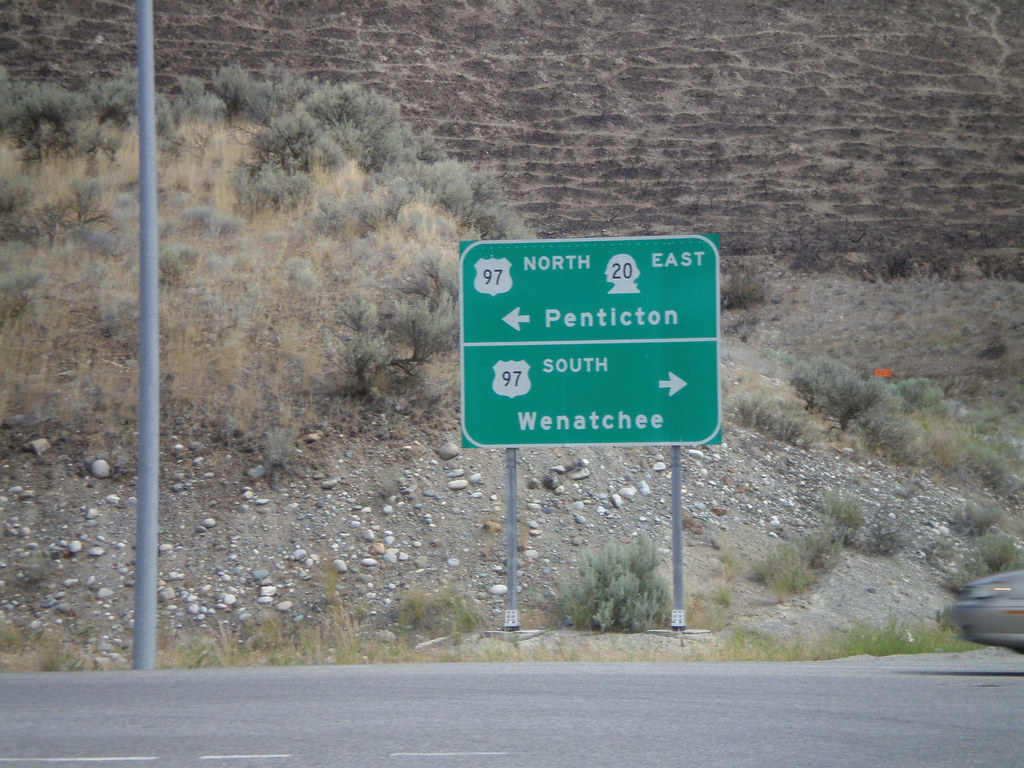 WA20 East at US97 WA20 east at US97. WA20 follows US… Flickr