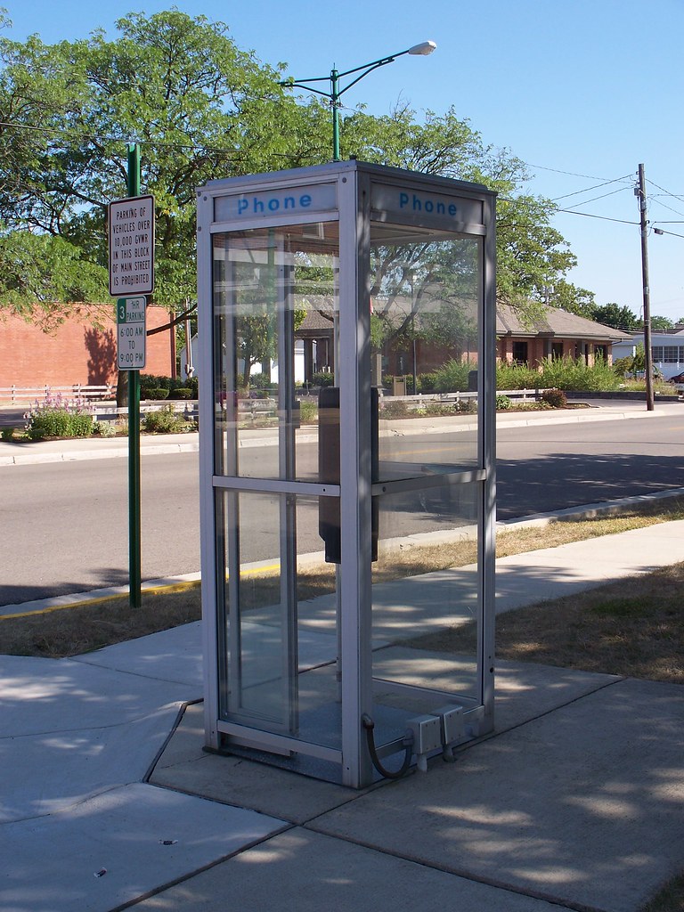OH New Knoxville Phone Booth One of two phone booths we … Flickr