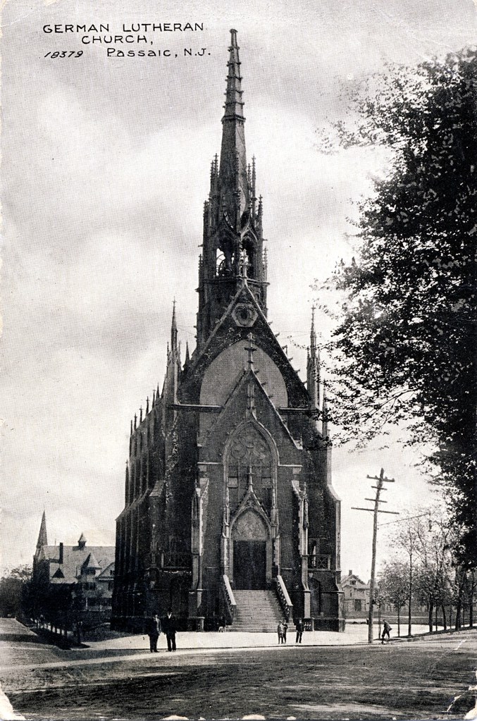 German Lutheran Church, Passaic NJ 1912 a photo on Flickriver