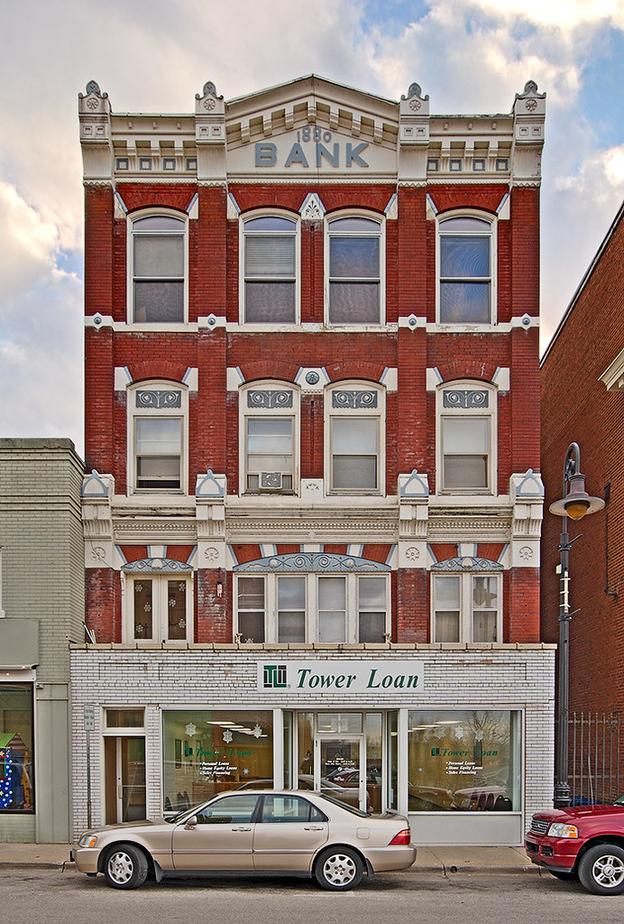 Downtown Washington, Missouri, USA 1880 Bank www.romeoft… Flickr